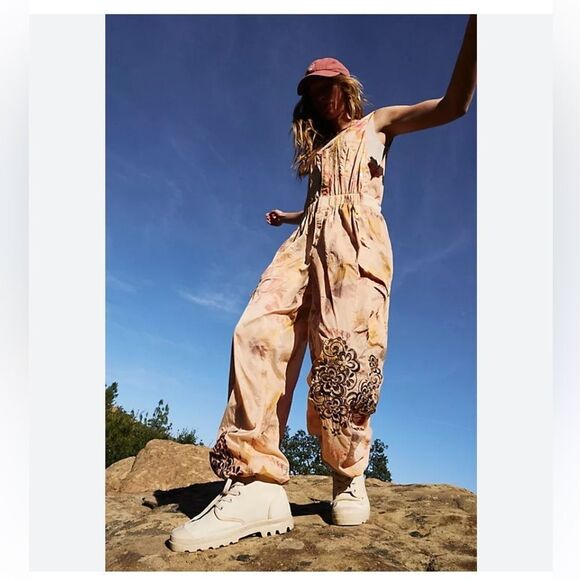 FP Movement by Free People Pants - Free People Colorburst One Piece Jumpsuit FP Movement X Small Playsuit-romper